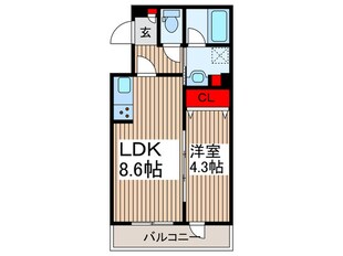 グロアール３８の物件間取画像